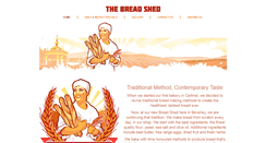 Desktop Screenshot of breadshed.co.uk